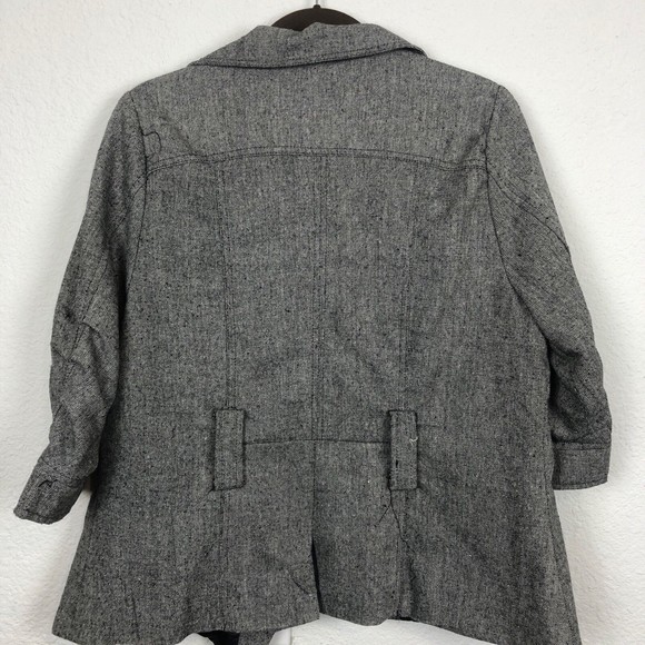 Luii womens Blazer Size XL jacket Grey 3/4 Sleeve career work office wear - Picture 5 of 6